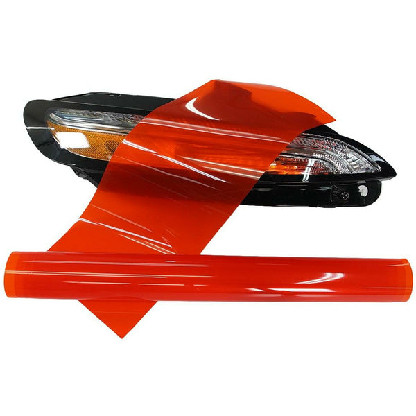 Crystal Translucent Lens Film- Orange Red - LightWrap