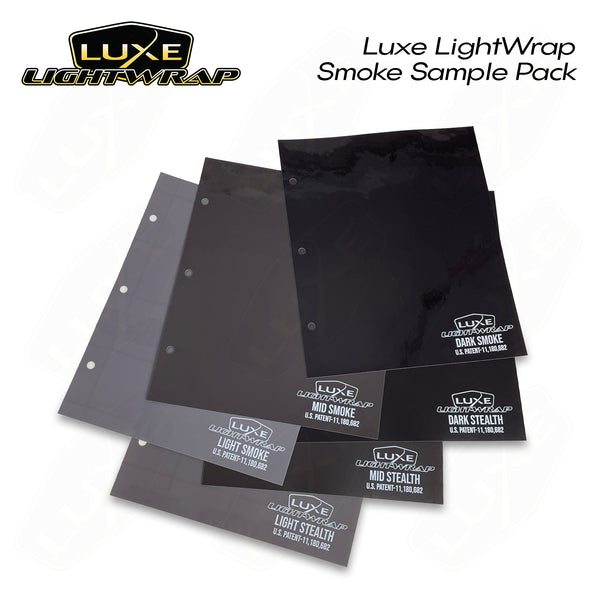 Luxe LightWrap Smoke Series Samples - LightWrap