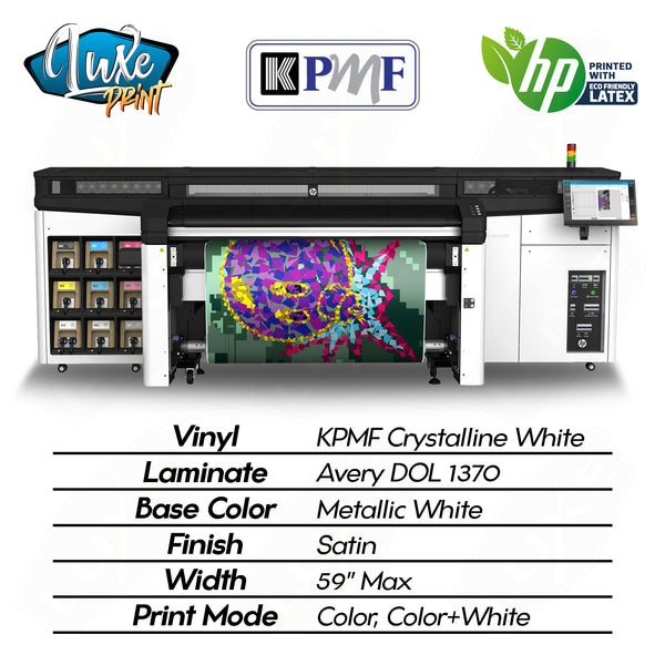 KPMF Crystalline White w/ Satin Laminate - LightWrap